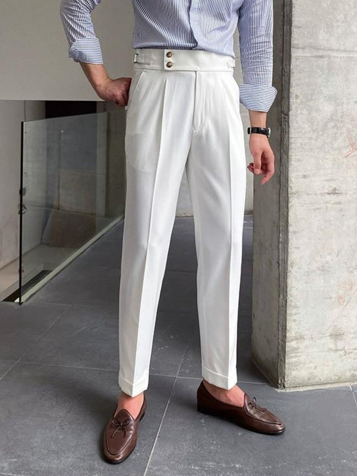 Herr Byxor | Elegant | Hög Midja | Sommar
