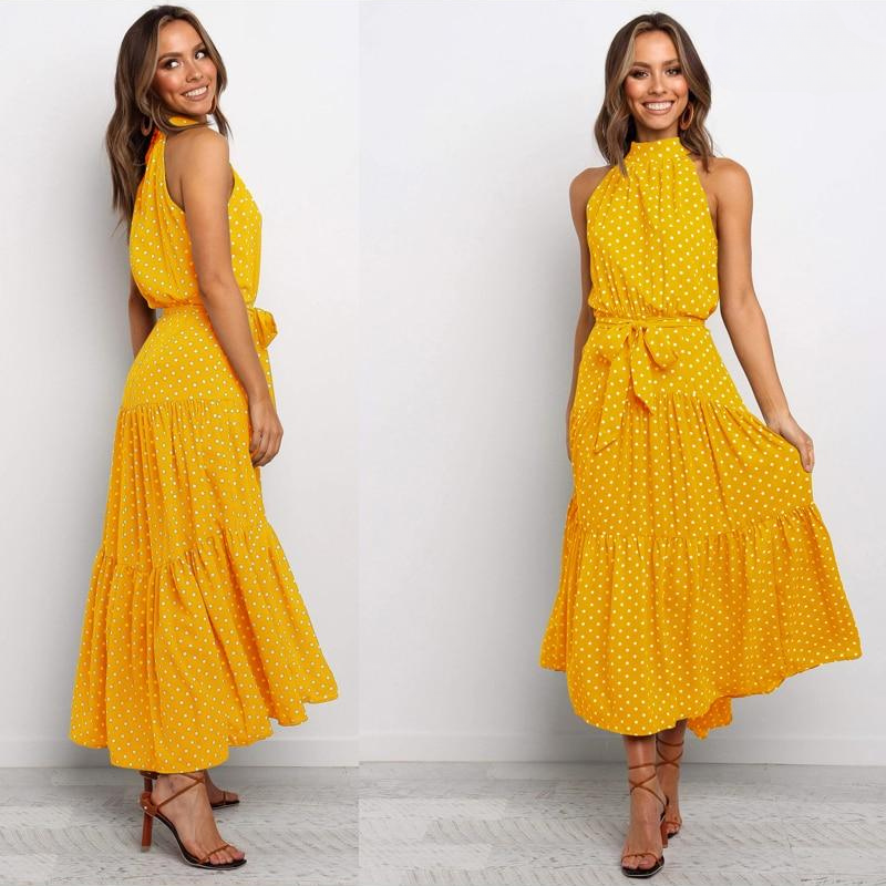 Damklänning | Elegant | Halterneck | Sommar