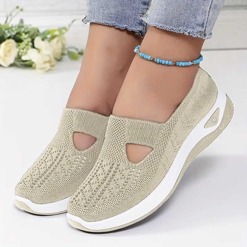 Dams Skor | Ny Stil & Andningsbara | Trendiga Slip-On Sportskor