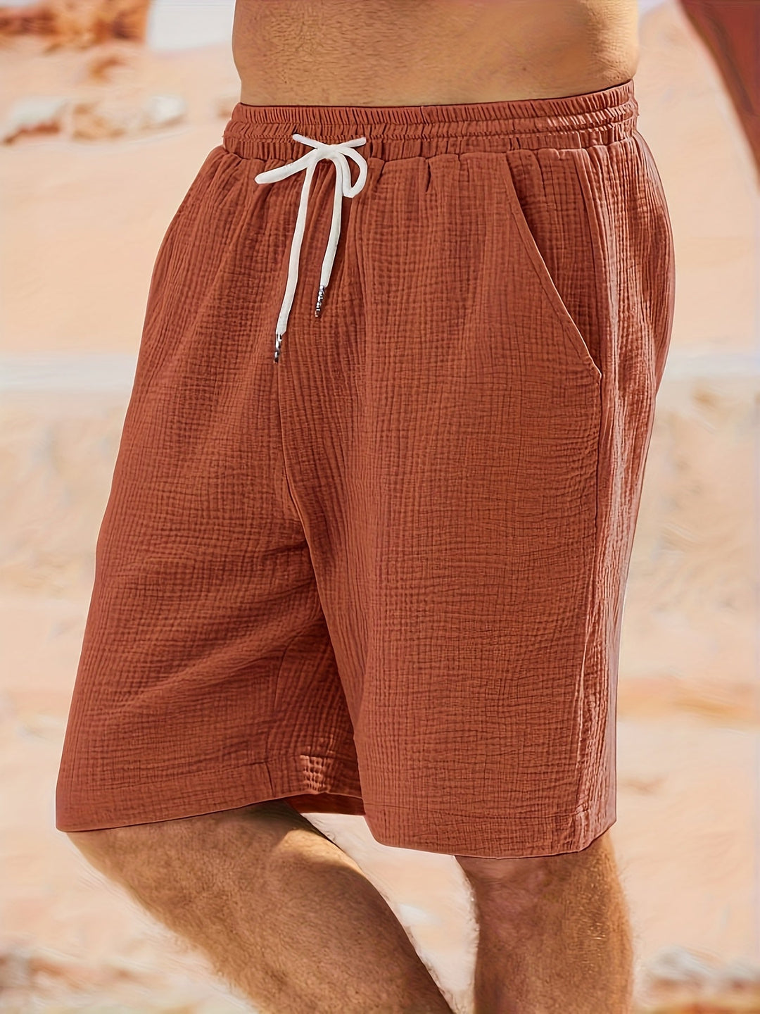 Herr Shorts | Straight | Med Dragsko | Sommar