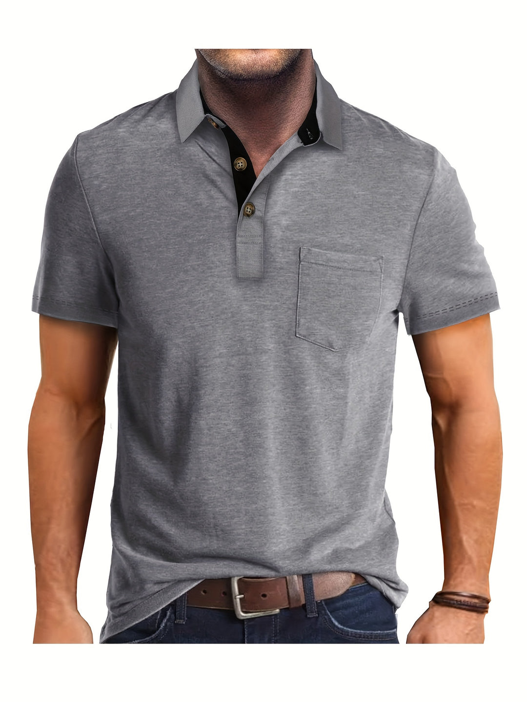 Herr Piké | Regular Fit | Bröstficka | Sommar