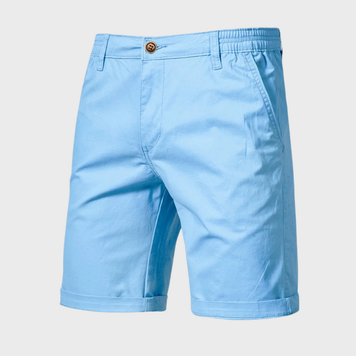 Herr Shorts | Straight Fit | Knappstängning | Sommar