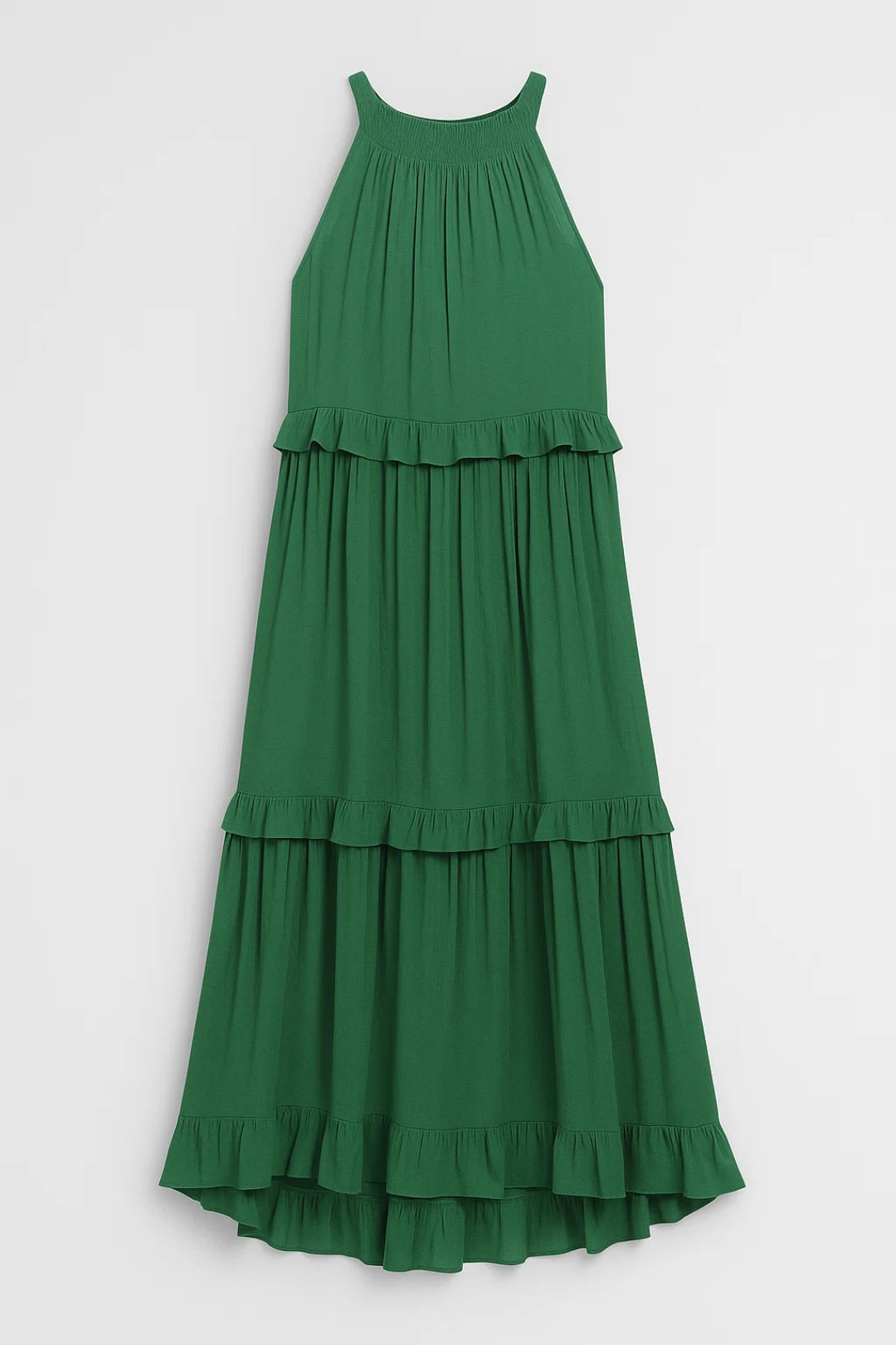 Dam Klänning | Maxi Elegant | Volang Detaljer | Sommar