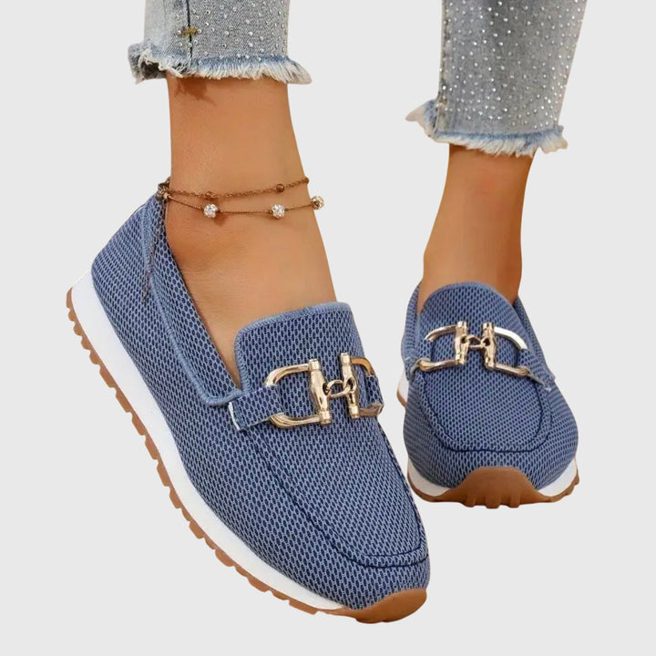 Dam Skor | Loafers | Metallspänne | Sommar