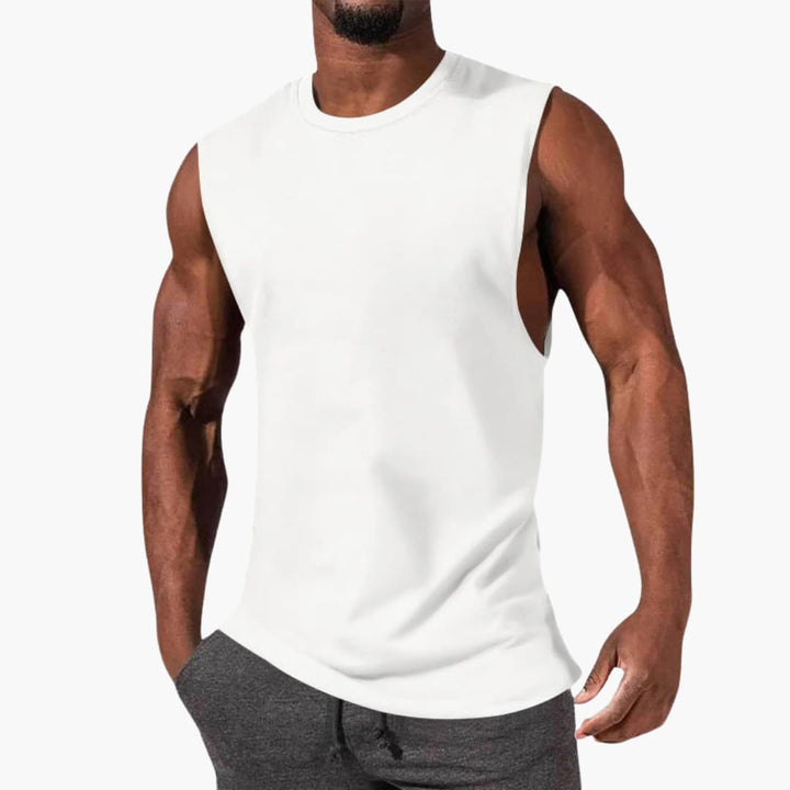 Herr Tanktop | Slim Fit | Ärmlös | Sommar