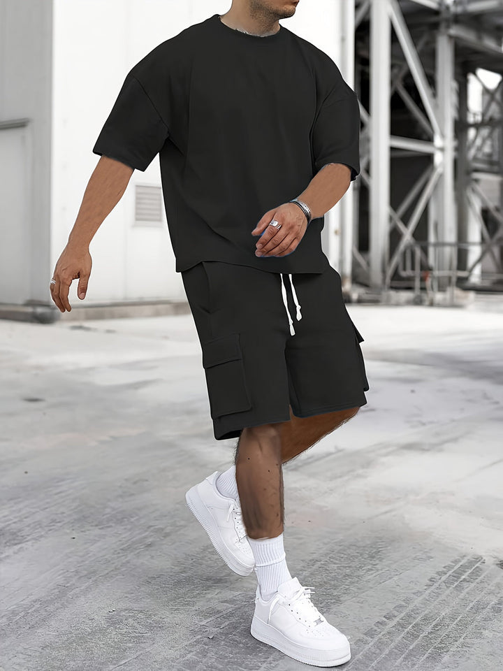 Herr Set | Oversized | Met Koordsluiting | Sommar