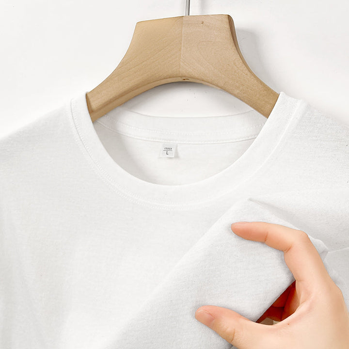 Herr T-shirt | Minimalistisk | Kort Ärm | Sommar