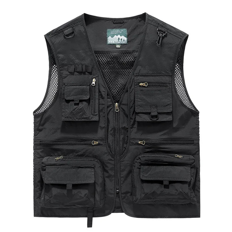 Herr Bodywarmer | Outdoor | Flera Fickor | Sommar