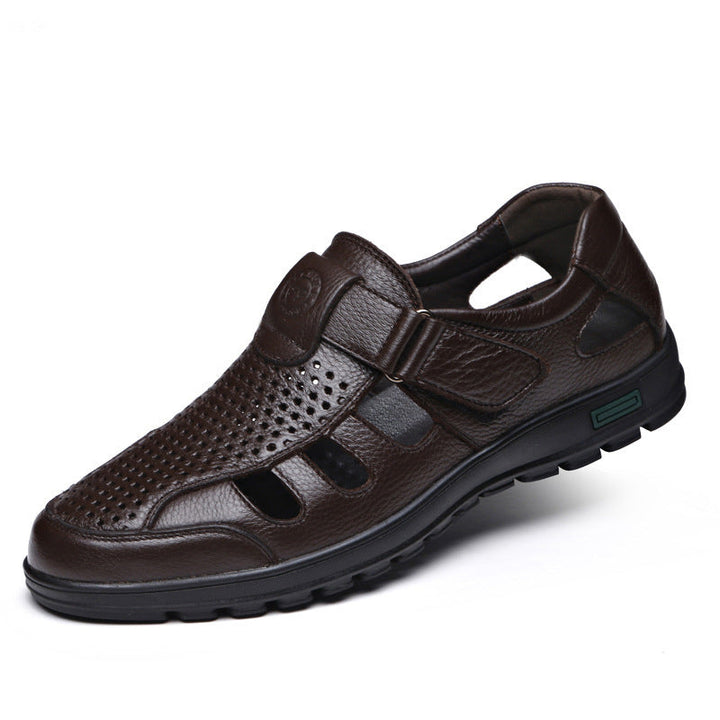 Herr Sandaler | Elegant Komfort | Med Kardborre | Sommar