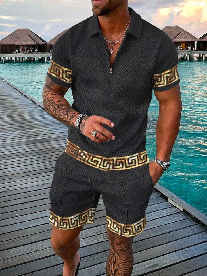 Herr Set | Slimfit | Kort Ärm | Sommar