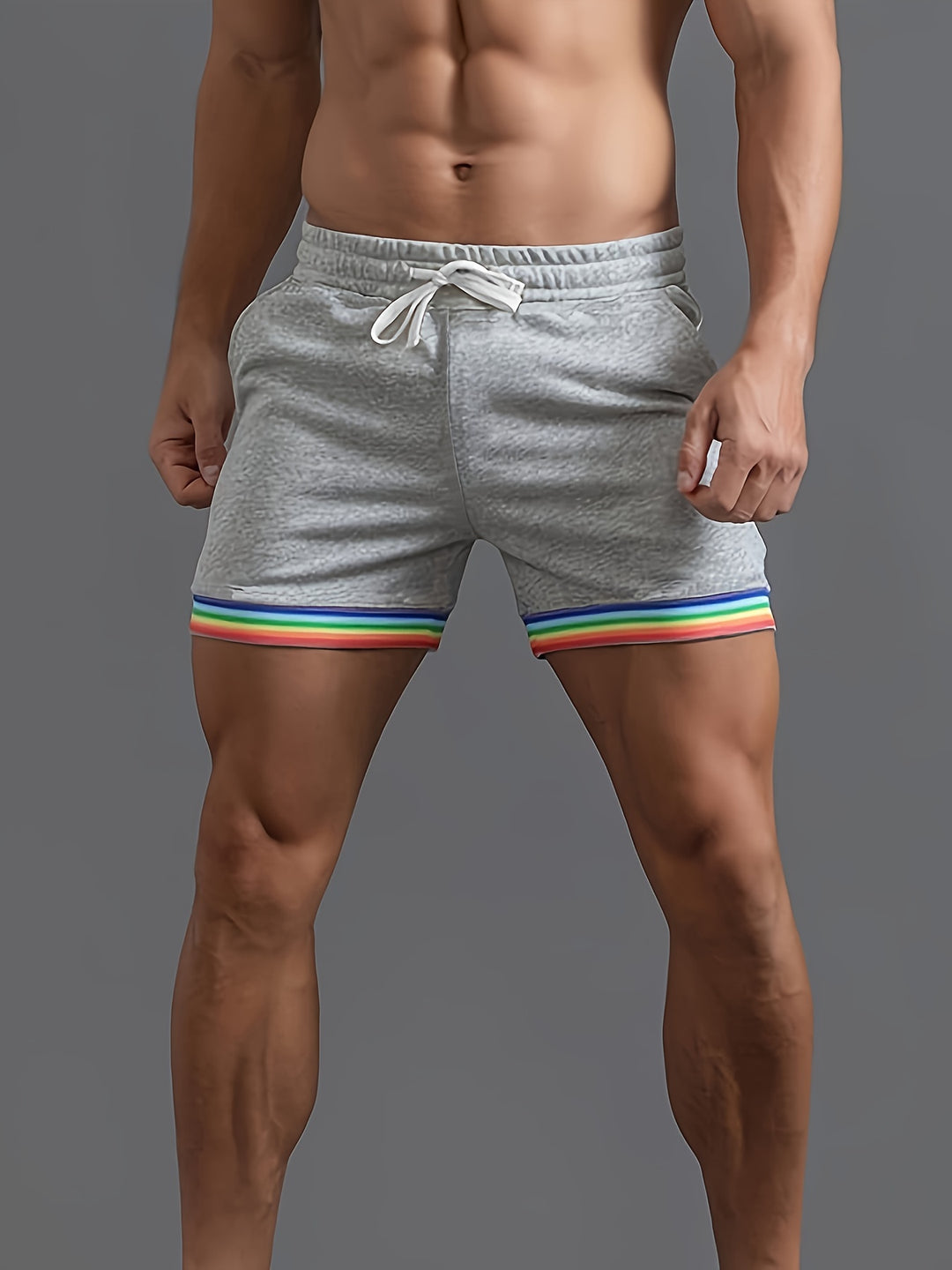Herr Shorts | Slimfit | Med Snörning | Kort Modell | Sommar