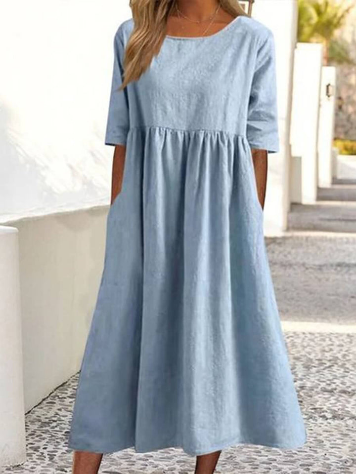 Dam Klänning | Oversized | Midi | Sommar