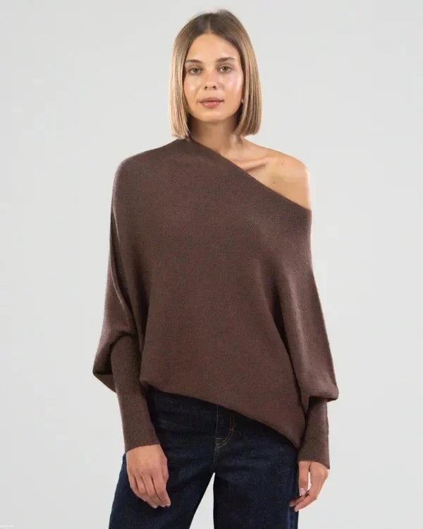 Damtröja | Asymmetrisk & Draperad | Chic design | Enkel förfining