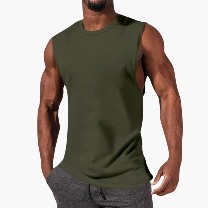 Herr Tanktop | Slim Fit | Ärmlös | Sommar