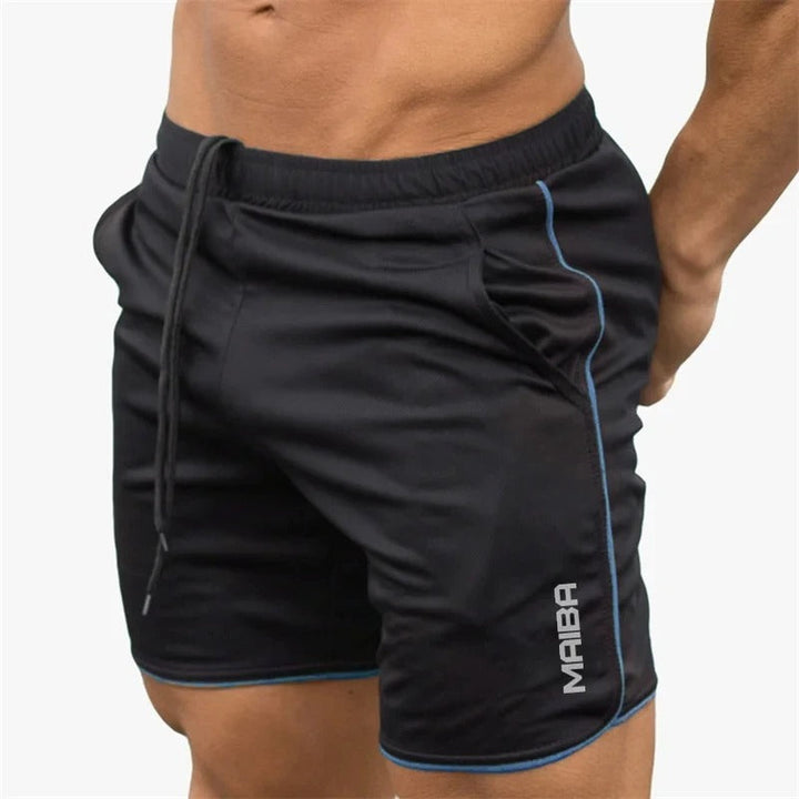Herr Sportshorts | Slimfit Kort | Elastisk Midja | Sommar