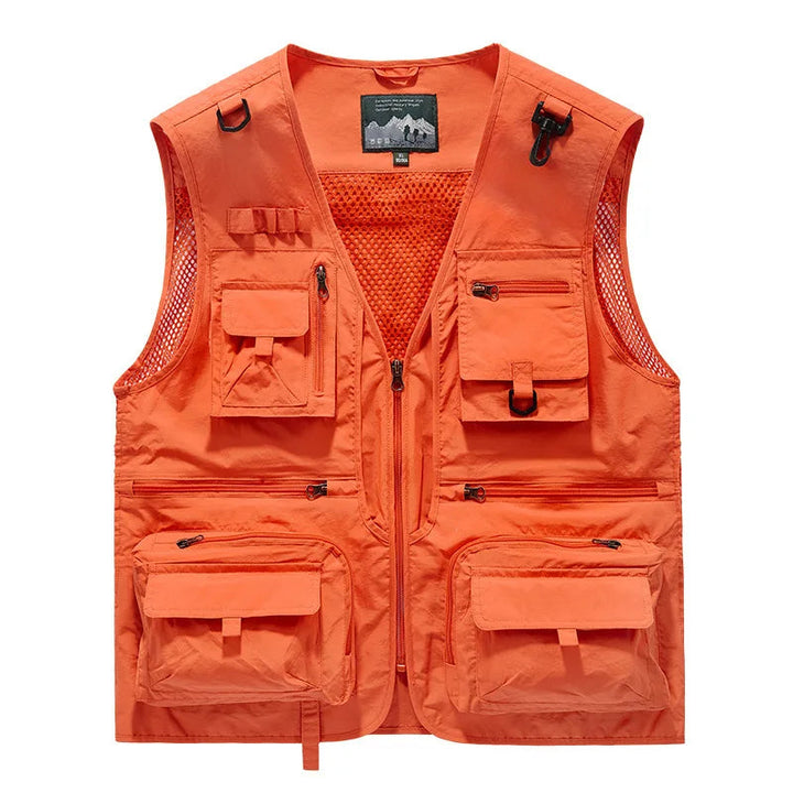 Herr Bodywarmer | Outdoor | Flera Fickor | Sommar
