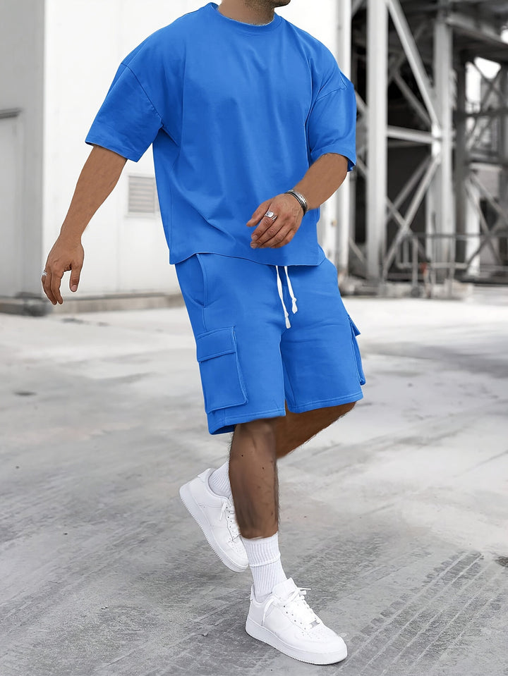 Herr Set | Oversized | Met Koordsluiting | Sommar