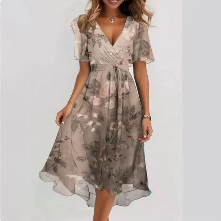Dam Klänning | Elegant | V-ringad | Sommar