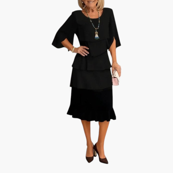 Dam Klänning | Elegant | Volangdesign | Sommar