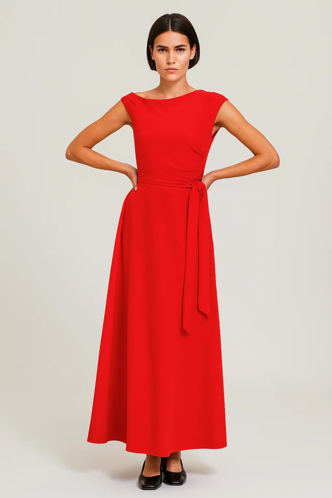 Dam Klänning | Elegant Getailleerd | One Shoulder | Sommar