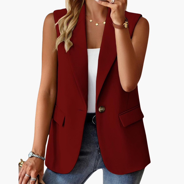 Dam Gilet | Elegant | Utan Ärmar | Sommar