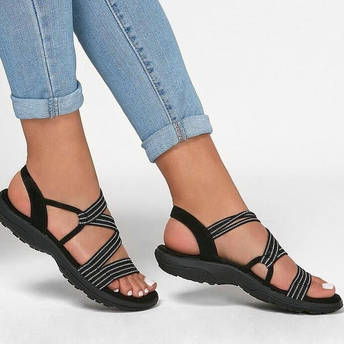 Sandaler för Dam | Bekväma | Elastiska Remmar | Sommar