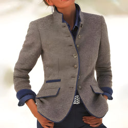 Damjacka Vinter | Retro Color-Block | Slim Fit & Elegant | Polyester