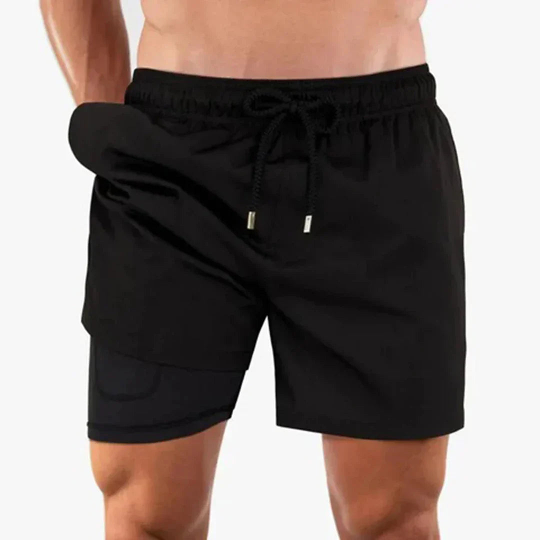Herr Shorts | Rak Modell | Med Dragsnöre | Sommar