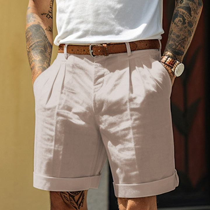 Herr Shorts | Rak Modell | Uppvikta Ben | Sommar