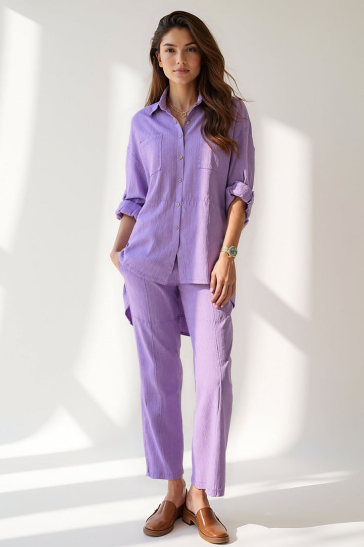 Dam Set | Elegant Stil | Med Knappar | Sommar