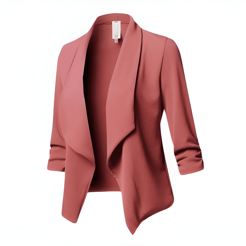 Vinterrock Dam | Långärmad Jacka | Elegant Blazer för Formell Stil