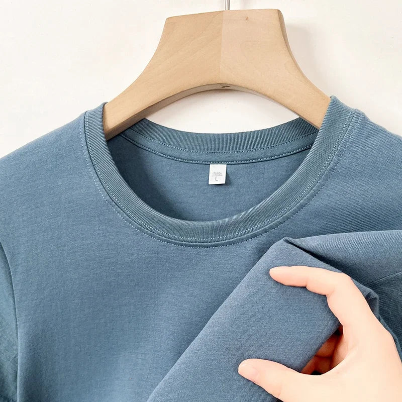 Herr T-shirt | Minimalistisk | Kort Ärm | Sommar