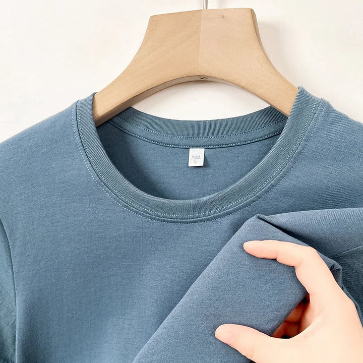 Herr T-shirt | Minimalistisk | Kort Ärm | Sommar