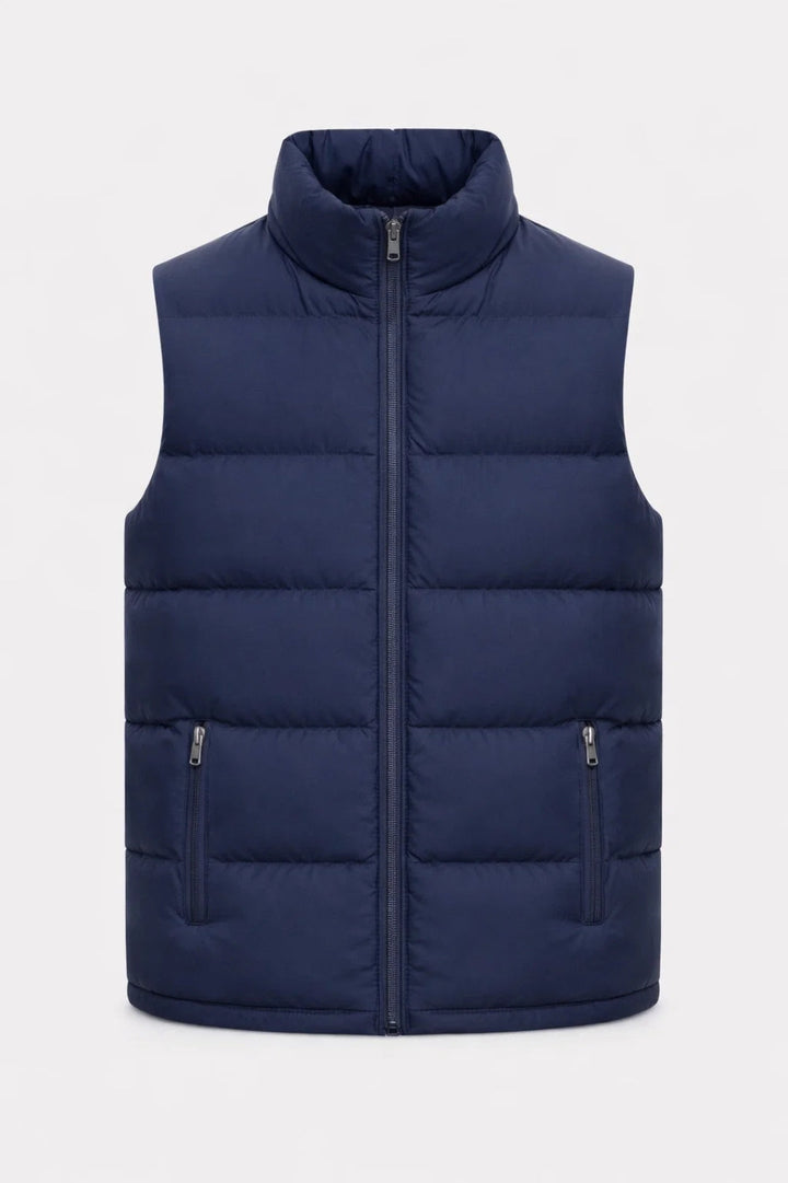 Herr Vadderad Väst | Regular fit | Med Dragkedja | Casual