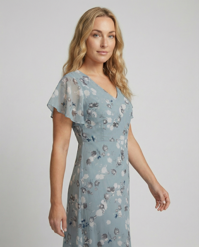 Dam Klänning | Elegant | V-ringad | Sommar