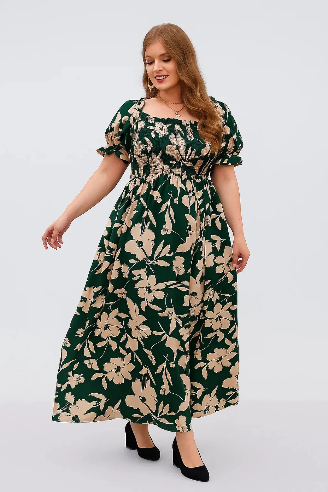 Dam Klänning | Elegant | Kort Ärme | Sommar