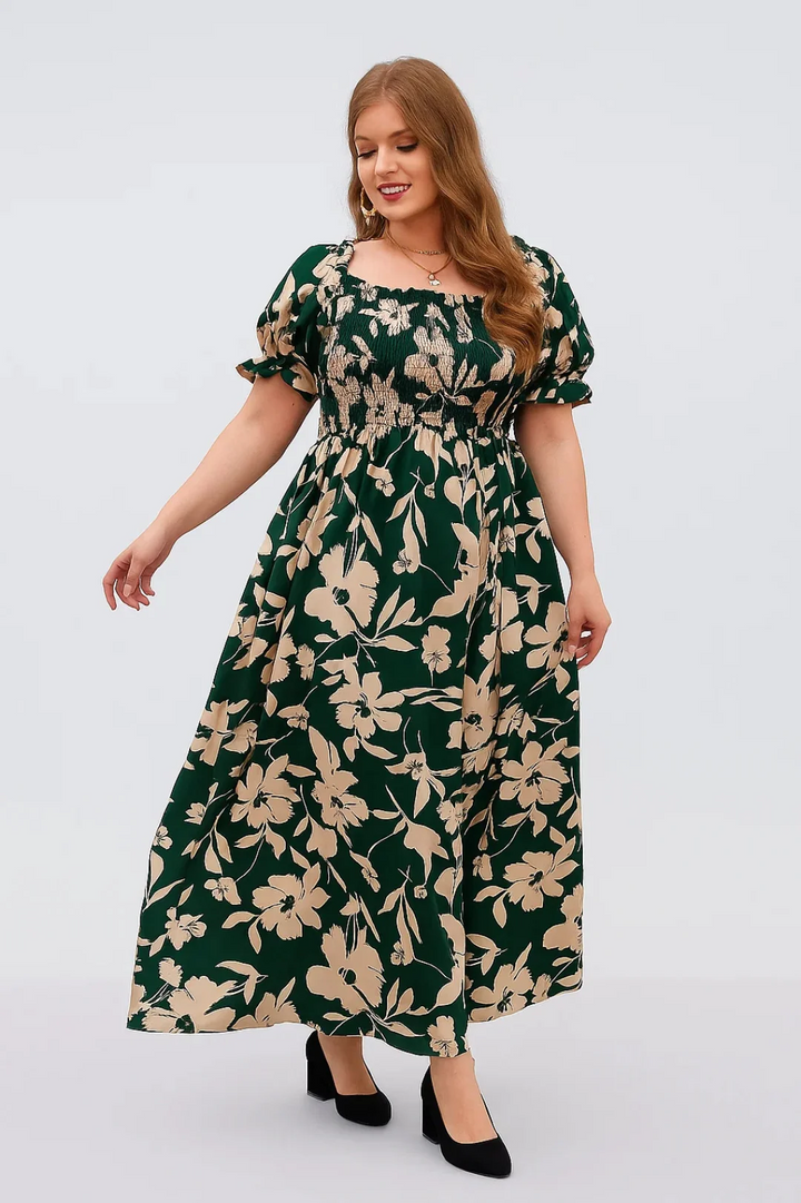 Dam Klänning | Elegant | Kort Ärme | Sommar
