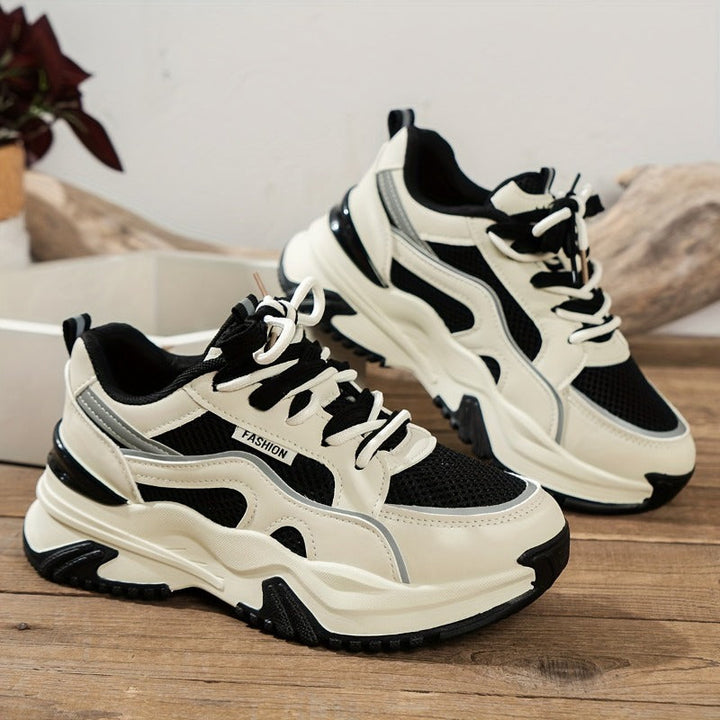 Sneakers för Damer | Elegant Höjd &amp; Dämpad Sula | Perfekta för Vardag &amp; Stadsliv