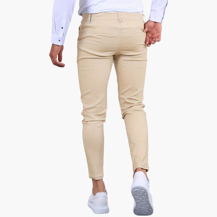 Herr byxor | Slimfit | Smala Ben | Sommar