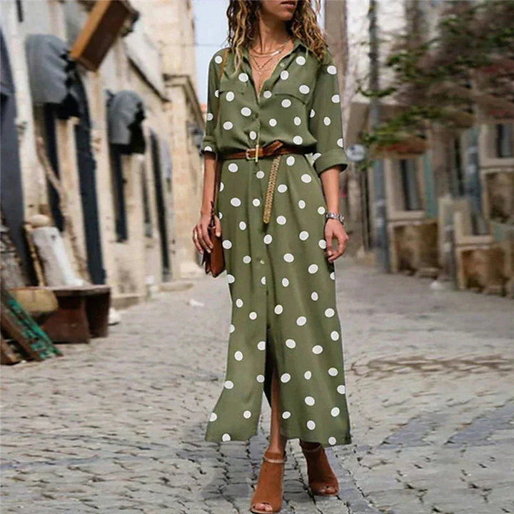 Dam Klänning | Elegant | V-ringad | Sommar