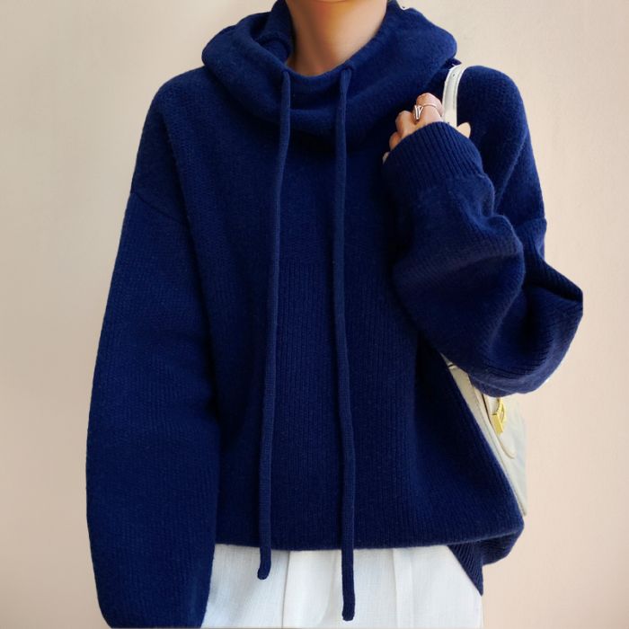 Turtleneck för kvinnor | Lyxig merinostickad struktur | Tidlös värme | Mysig elegans
