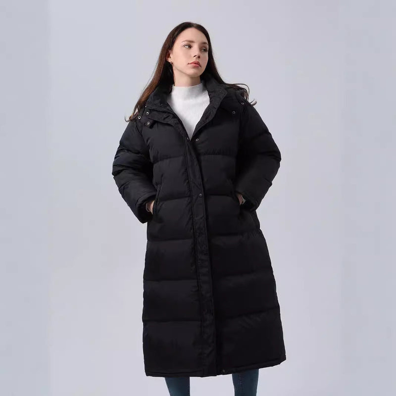 Vinterparka för kvinnor | Lång modell | Ultravarm och isolerad | Chic design