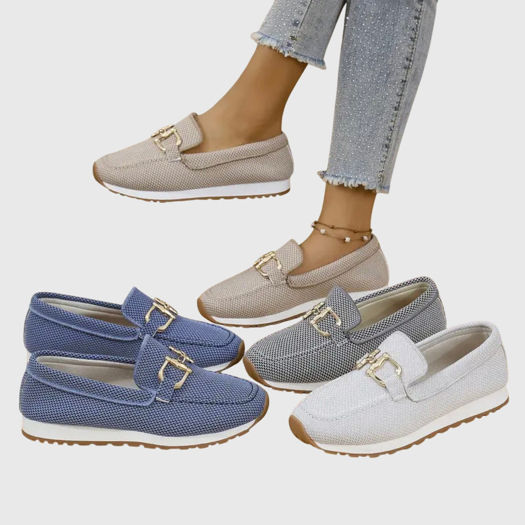 Dam Skor | Loafers | Metallspänne | Sommar
