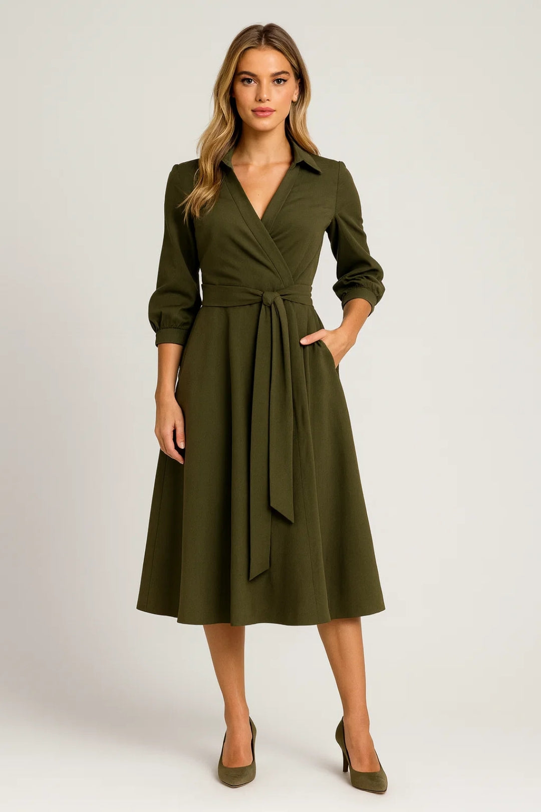 Dam Klänning | Elegant | Med Knytband | Sommar