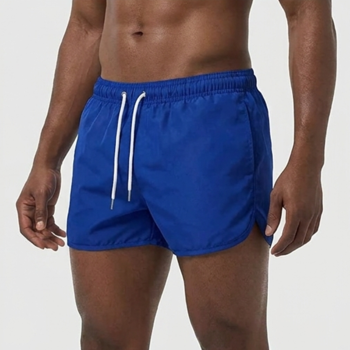 Herr Badeshorts Enkel Stil - Sommarklassiker - Blå