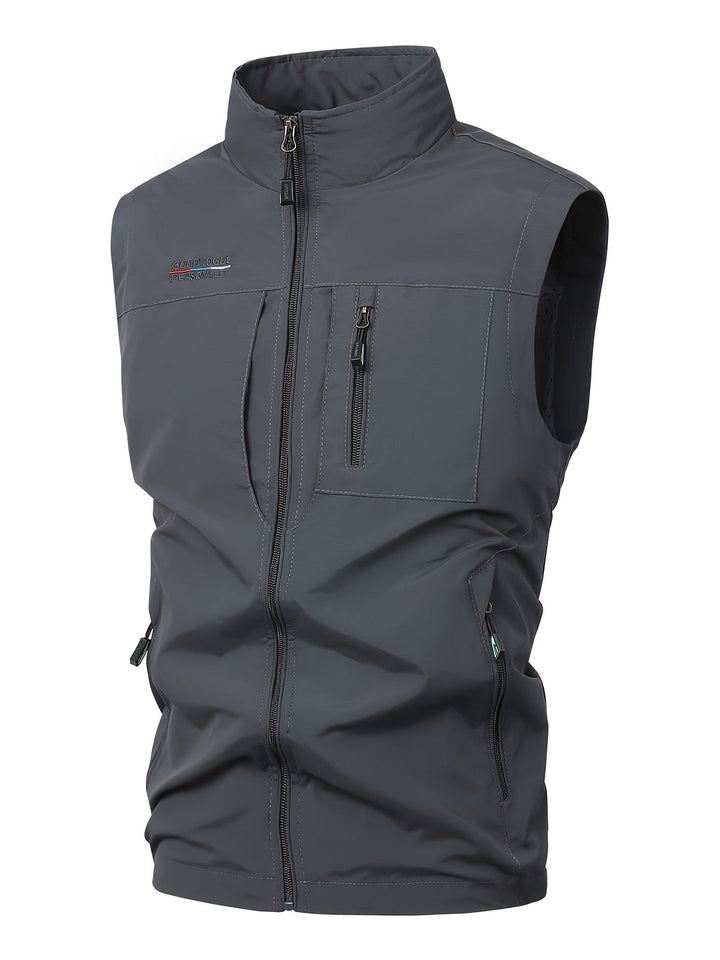 Herr Bodywarmer Lättväg &amp; Snabbtorkande - Arbetskläder - Grå