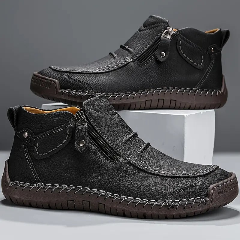 Herr Boots Instapmodell Vintersko - Robust Design - Svart