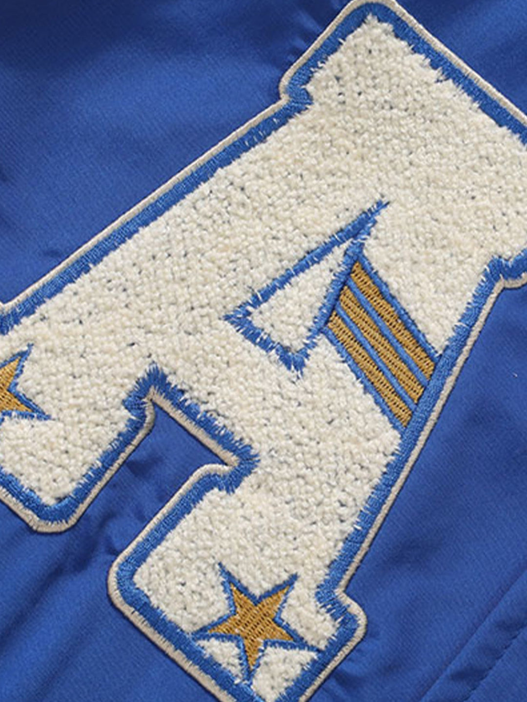 Herr Broderad Varsity Bomberjacka - Relaxad Passform Streetwear