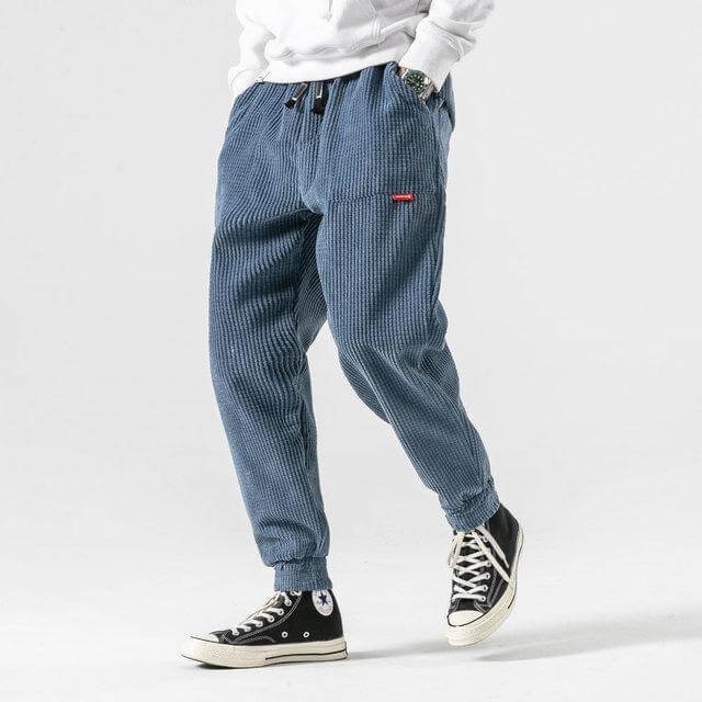 Herr Cargo Byxor - Corduroy Look Relaxed Fit
