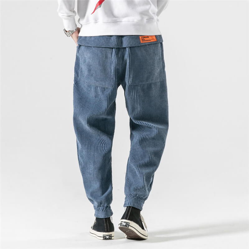 Herr Cargo Byxor - Corduroy Look Relaxed Fit
